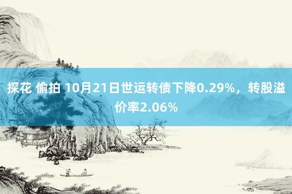 探花 偷拍 10月21日世运转债下降0.29%，转股溢价率2.06%