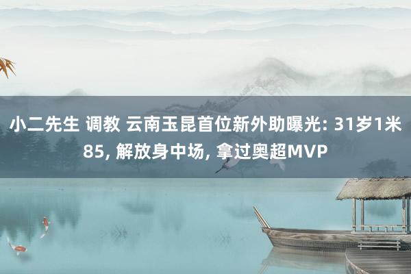 小二先生 调教 云南玉昆首位新外助曝光: 31岁1米85， 解放身中场， 拿过奥超MVP